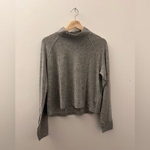 Abercrombie & Fitch Grey Mock Neck Longsleeve